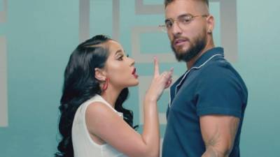 Becky G y Maluma colaboran en el nuevo tema 'La respuesta', estrenado este fin de semana.