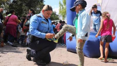 Muchas mujeres en nuestro país se han interesado por formar parte de la institución policial.