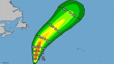 Rina podría ser la última tormenta tropical de la temporada.// imagen NHC.