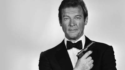 Roger Moore interpretó a James Bond. Foto archivo