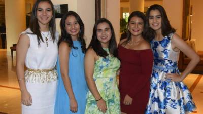 Daniela López, Cinthia Hernández, Irene Montalván, Perla Ventura y Valeria Leva.