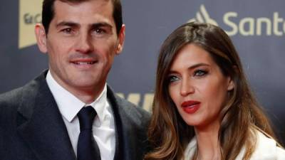 Iker Casillas y su esposa Sara Carbonero.