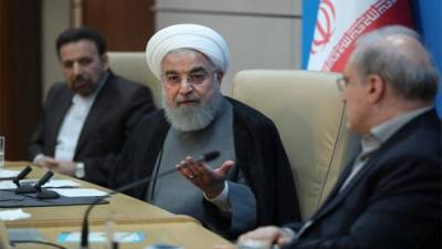 El presidente Rouhani lamentó las nuevas sanciones de Estados Unidos contra altos funcionarios iraníes. Foto: AFP