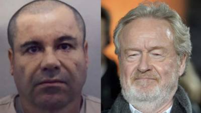 Joaquín El Chapo Guzmán y Ridley Scott.