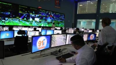 Fotografía de archivo de las oficinas del 911 en Honduras.