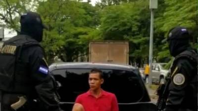 El detenido fue puesto a las órdenes de la Fiscalía de San Pedro Sula.