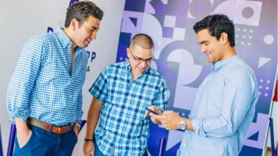 Los fundadores de hugo: CFO Ricardo Cuéllar, CTO Juan Maceda y CEO Alejandro Argumedo.