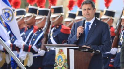 El presidente Hernández dijo que la Policía Nacional es un ejemplo para las demás instituciones hondureñas.