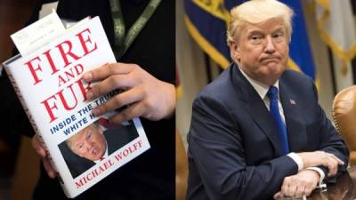 Trump intentó cancelar la publicación de 'Fire and Fury', pero solo logró que saliera a la venta cuatro días antes de la fecha prevista.// Foto archivos.