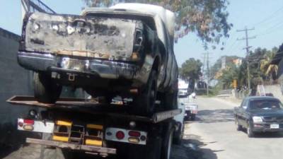 El hecho se registró en la colonia San Carlos de Sula de la capital industrial. El vehículo no tiene reporte de robo.