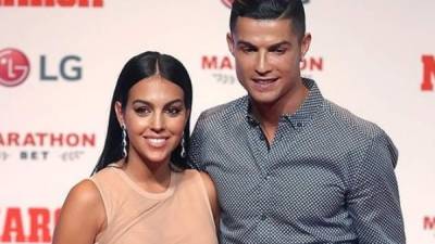 Georgina Rodríguez y Cristiano Ronaldo.