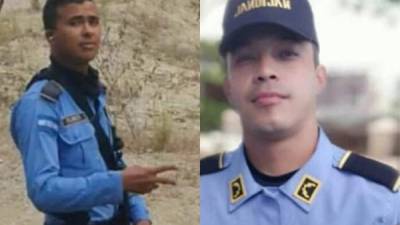 Fotografías en vida de los dos policías asesinados mientras hacían su trabajo: servir y proteger.