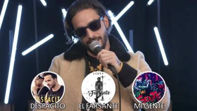 El cantante colombiano Maluma partició en el juego de Billboard, “1 Has 2 Go”.//imagen Billboard.
