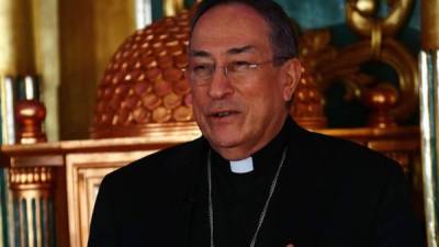 El cardenal Rodríguez durante la homilía.