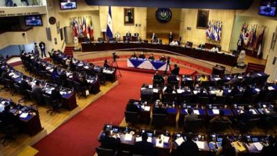 Vista general de una sesión en el Congreso salvadoreño en San Salvador (El Salvador).