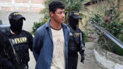 José Estuardo Varela Domínguez fue capturado por la Fuerza Nacional Anti Maras y Pandillas (FNAMP).