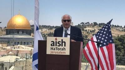 David Friedman, el embajador de los EEUU en Israel.