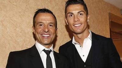 Jorge Mendes y Cristiano Ronaldo.