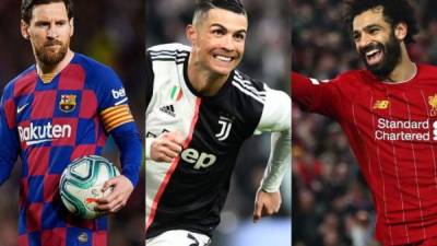 Messi, Cristiano Ronaldo y Mohamed Salah volverán a la acción en el próximo mes de junio.