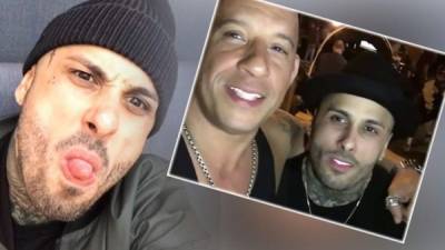 Nicky Jam junto a Vin Diesel.