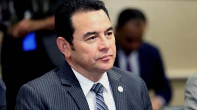 El presidente guatemalteco, Jimmy Morales. EFE/Archivo
