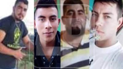 Ariel Perdomo (de 36 años), José Luis Bejarano (de 19), Henry Nolasco Ferrera (de 26) y Franklin Antonio Méndez (de 26) son los fallecidos.