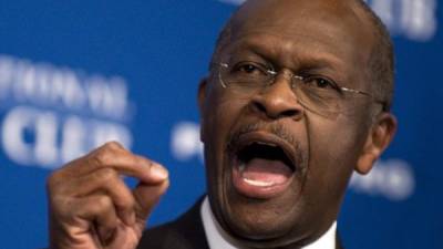 En la imagen el empresario Herman Cain.