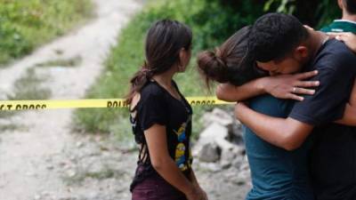 Los crímenes registrados han dejado mucho luto y dolor entre las familias hondureñas (imagen de archivo).
