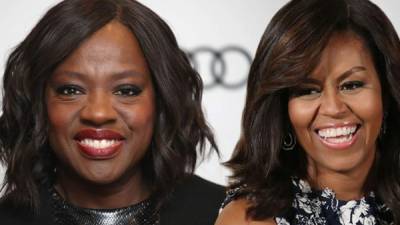 El papel de Michelle Obama será el primero para Viola Davis (i) tras el final de la serie 'How to Get Away With Murder'.