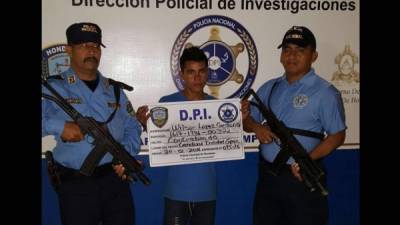 El detenido es originario de protección Santa Bárbara, pero es residente de Trinidad, Copán.