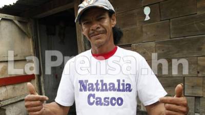 José Fernando Casco está muy orgulloso de su hija, Nathalia.