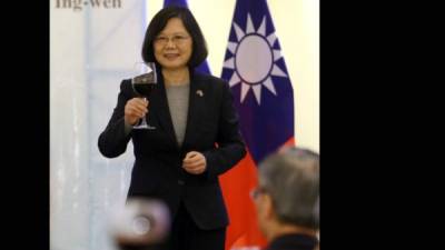 La presidenta Tsai Ing-wen visita nuestro país.