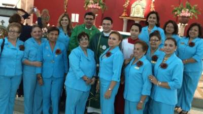 La Agrupación de Damas Católicas en San Pedro Sula.