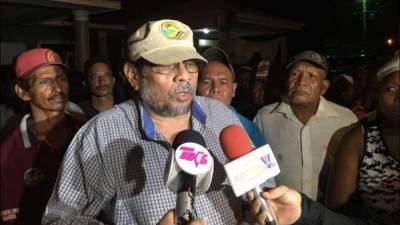 Marco Antonio Baday Zepeda brindando declaraciones a los medios de comunicación. Foto tomada de TN5 matutino.