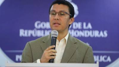 Ebal Díaz, ministro de la Presidencia del Gobierno de Honduras.