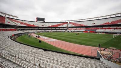 Vista del estadio Monumental de Buenos Aires (Argentina).