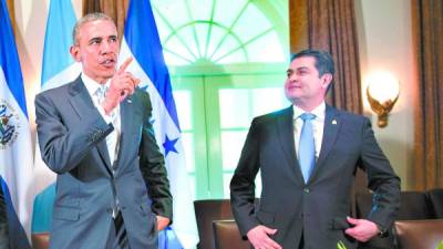 Obama se reunió el año anterior con el presidente Hernández y sus homólogos de El Salvador y Guatemala en un encuentro en el que se pactó un mayor apoyo de EUA a la región.