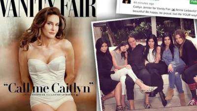 Las hermanas Kardashian y Jenner respondieron al cambio de Bruce a Caitlyn.