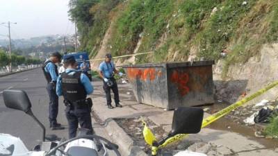 El feto fue encontrado por vecinos. Foto: Radio América.