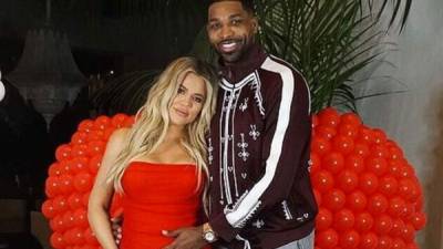 Khloe Kardashian espera su primer hijo junto a Tristan Thompson.// Fotos redes.