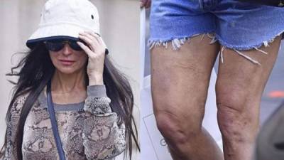 Demi Moore en los últimos días ha lucido diferente a lo que nos tiene acostumbrada. Tomadas de Daily Mail