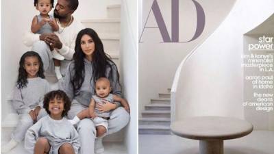 La casa del polémico matrimonio fue mostrada en la edición de marzo de la revista Architectural Digest dejando ver su diseño minimalista, pero poco practico para una familia con cuatro niños.