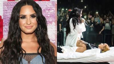 Las imágenes del inesperado jugueteo entre Lovato y Kehlani se volvieron virales en las redes sociales.// Foto archivo/ redes.
