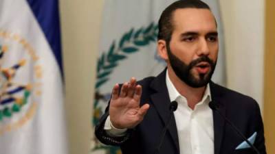 El presidente salvadoreño, Nayib Bukele.