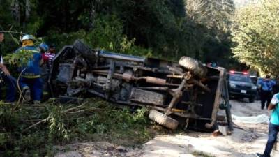 Los heridos fueron trasladados a hospitales de Chiquimula, Guatemala.