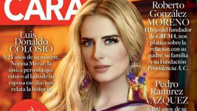 Tania Ruiz en la portada de la revista Caras México en su número de marzo.