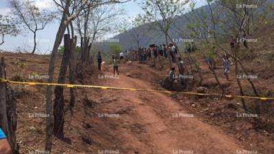 En esta calle y a pocas cuadras de su vivienda fue asesinada la señora Gloria Vásquez.