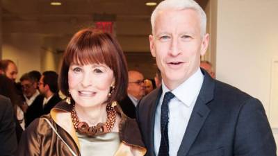 Gloria Vanderbilt y su hijo menor, Anderson Cooper.