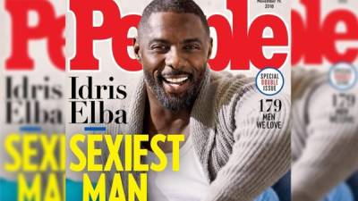 La revista People seleccionó al actor Idris Elba como el más sexy del 2018.