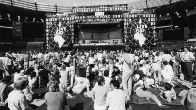 Live Aid se organizó con el fin de recaudar fondos para Etiopia y Somalia, países azotados por la sequía y la hambruna.// Foto redes.